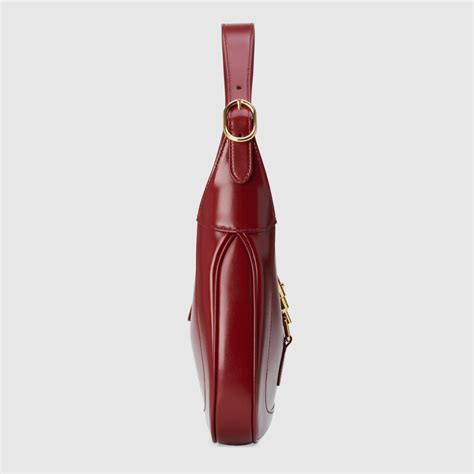 Kleine Jackie 1961 Schultertasche in rotes Leder 